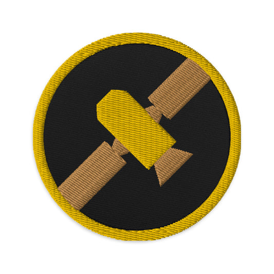 Satellite Embroidered patch