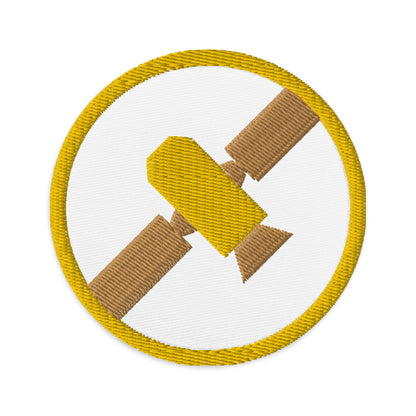 Satellite Embroidered patch