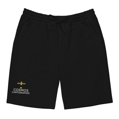 Cosmos Cartographer satellite fleece shorts