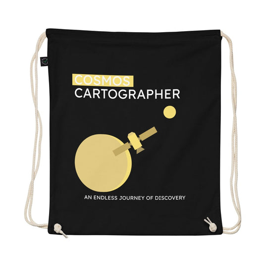 Cosmos Cartographer Journey drawstring bag