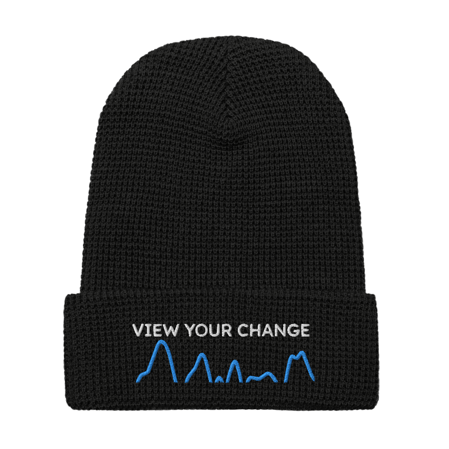 Abstract Blue Waffle beanie