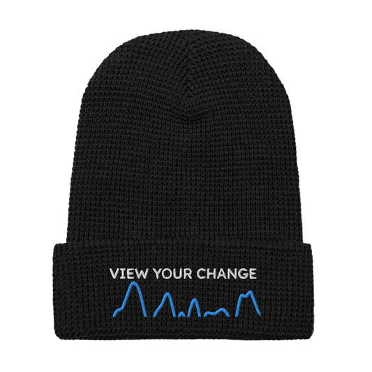 Abstract Blue Waffle beanie